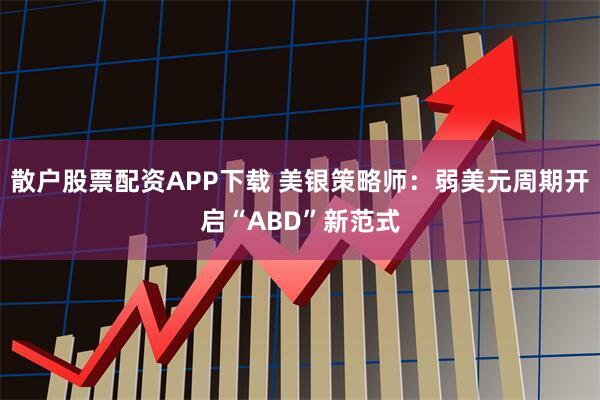 散户股票配资APP下载 美银策略师：弱美元周期开启“ABD”新范式