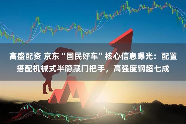 高盛配资 京东“国民好车”核心信息曝光：配置搭配机械式半隐藏门把手，高强度钢超七成